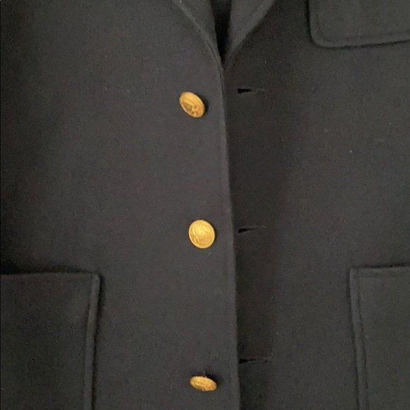 Boys Classic Navy Wool Blazer - Picture 3 of 16